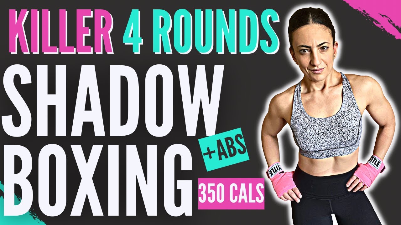 KILLER 15 Minutes Shadow Boxing Workout (4 Rounds + Abs)//SYLVIA NASSER