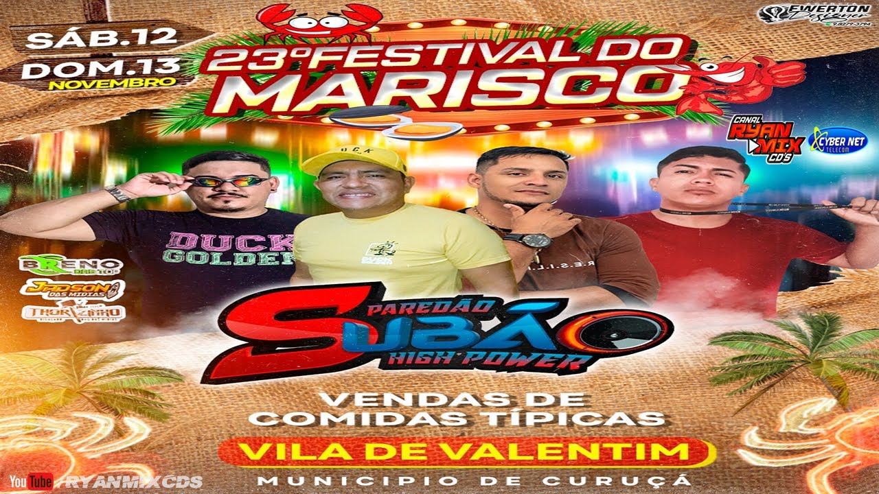 CD AO VIVO PAREDAO SUBAO HIGH POWER FEST MARISCO VALENTIN CURUÇA (PARTE 1) 13-11-2022 DJ VALDO ALVES