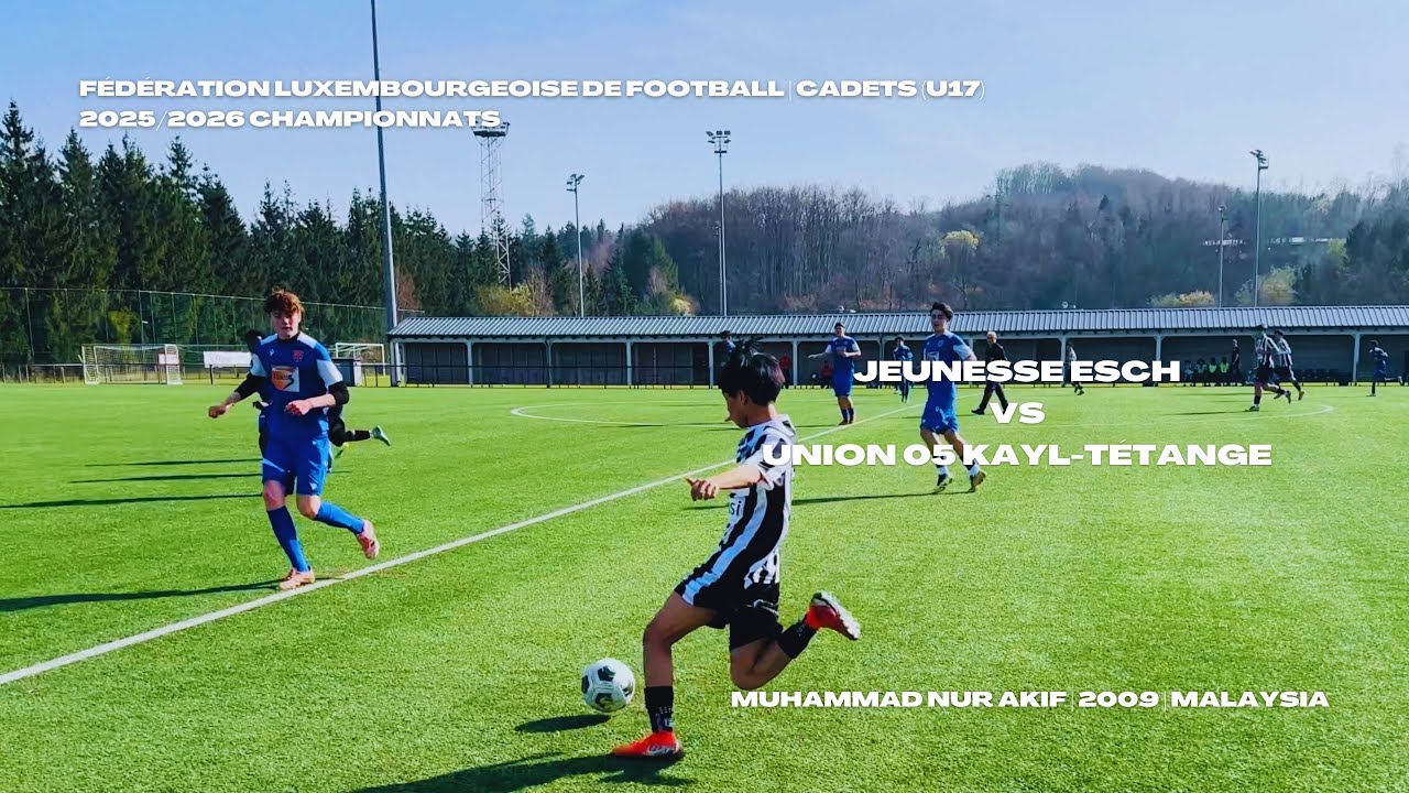 (08.03.2026) Muhammad Nur Akif | 17 | Personal Highlights l Jeunesse Esch U17-Union 05 Kayl-Tétange