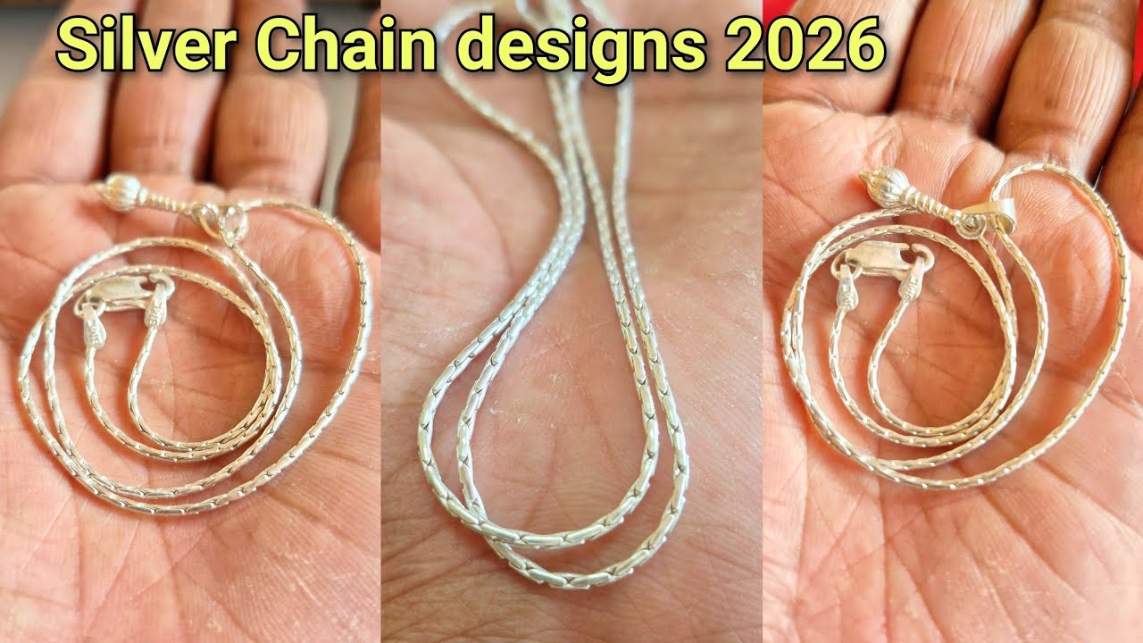 Silver chain for kids 2026/Daily use Silver chain designs with price 