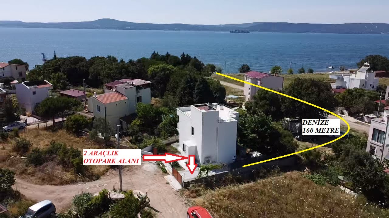 Çanakkale Merkez Yapıldak'ta Satılık Müstakil Ev 4+1 Eşsiz Konum