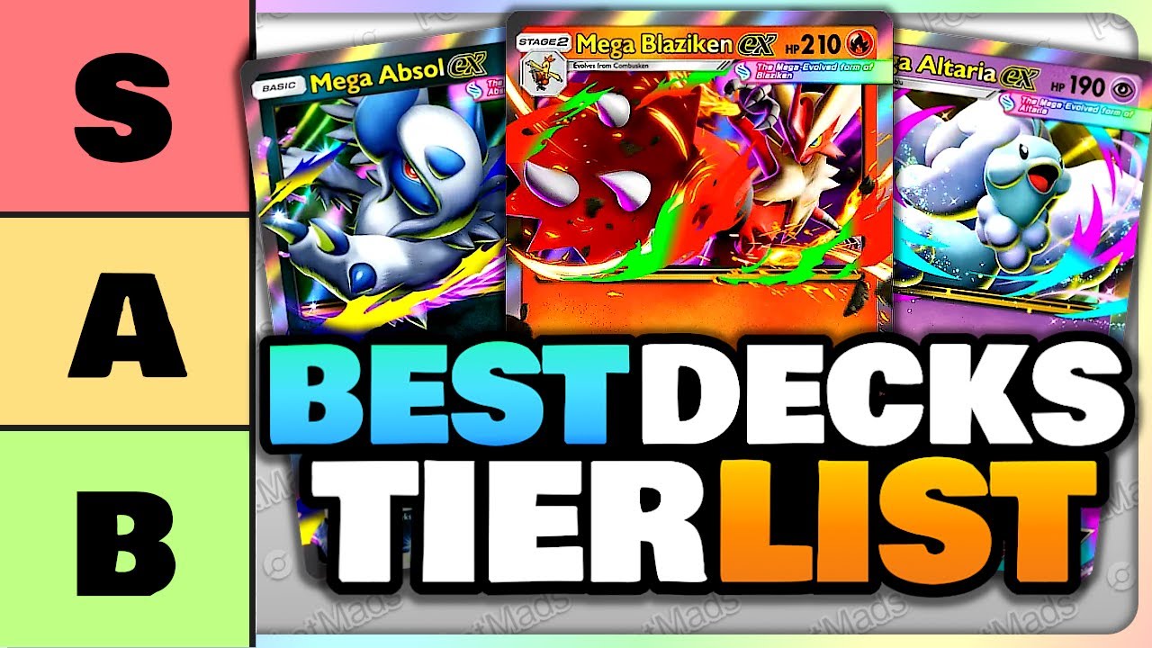 BEST DECKS TIERLIST - Ranking The TOP DECKS Of The Meta!!! | Pokemon TCG Pocket