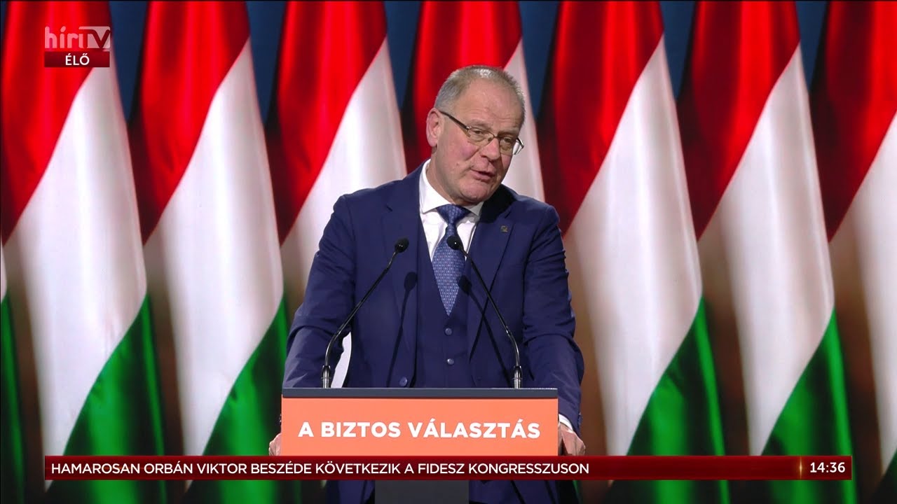 Fidesz-kongresszus 2026 - Navracsics Tibor- H&iacute;rTV