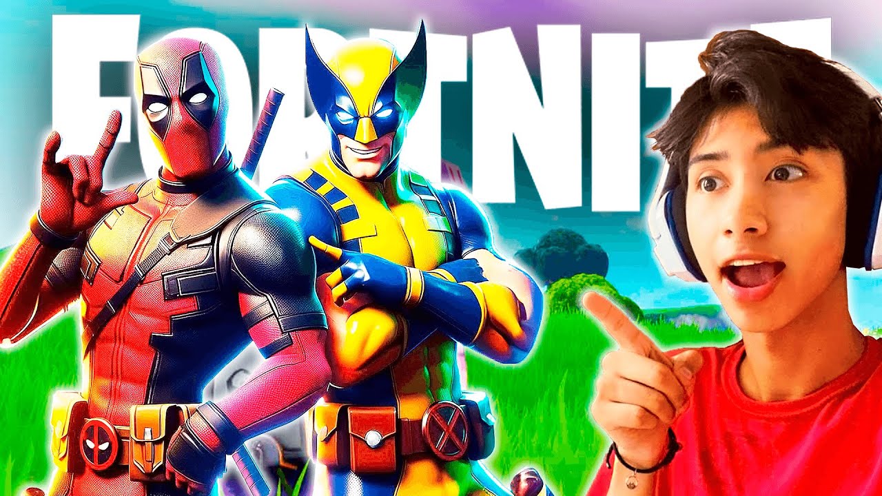 ¡SOMOS DEADPOOL Y WOLVERINE EN FORTNITE! - BROLAND