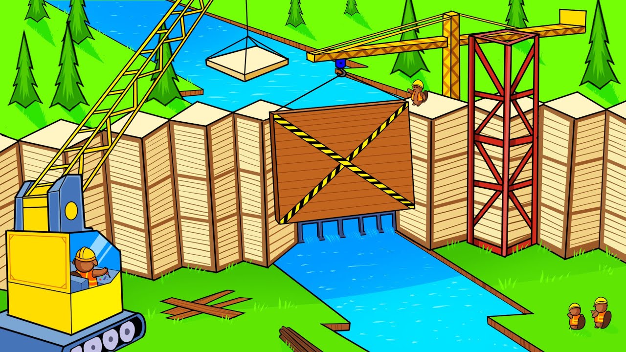 Engineering an AUTOMATIC MEGA DAM in Timberborn!