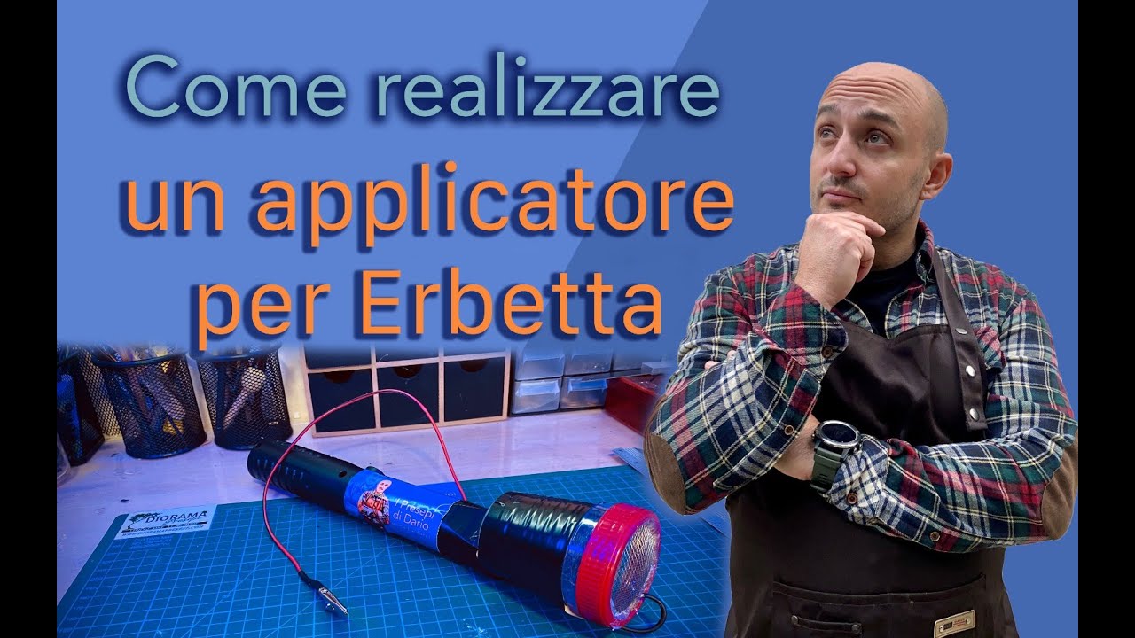 Come realizzare un applicatore di erbetta elettrostatica per presepe. Tutorial con premio!
