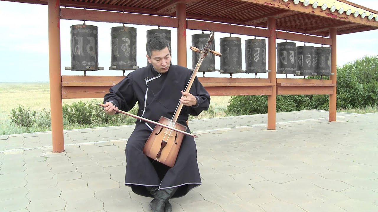 KALMYKIA—horse-head fiddle performed by Baator Gavrilovitch Bukhaev