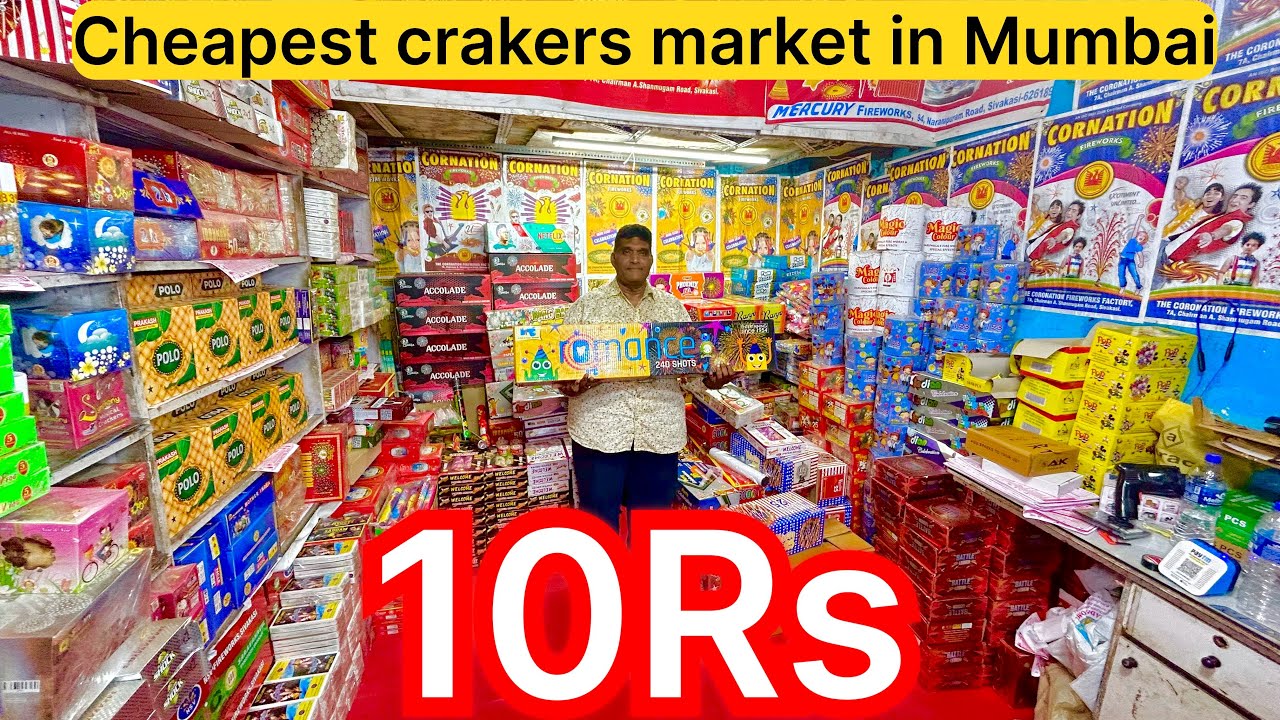Cheapest patake market | Cheapest crakers market in Mumbai | wholesale rates | Kandivali West