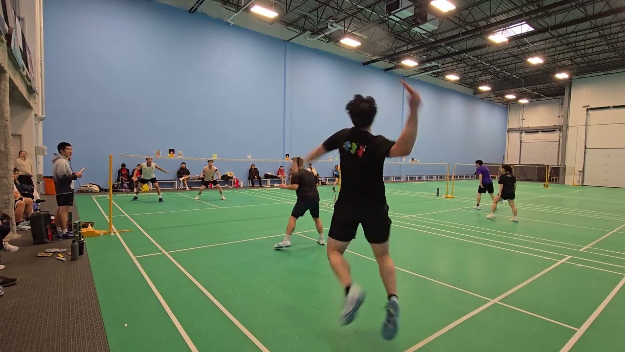 20260221 134631 BadmintonZone Open MD F Jason Adam vs Timbo Poy G1