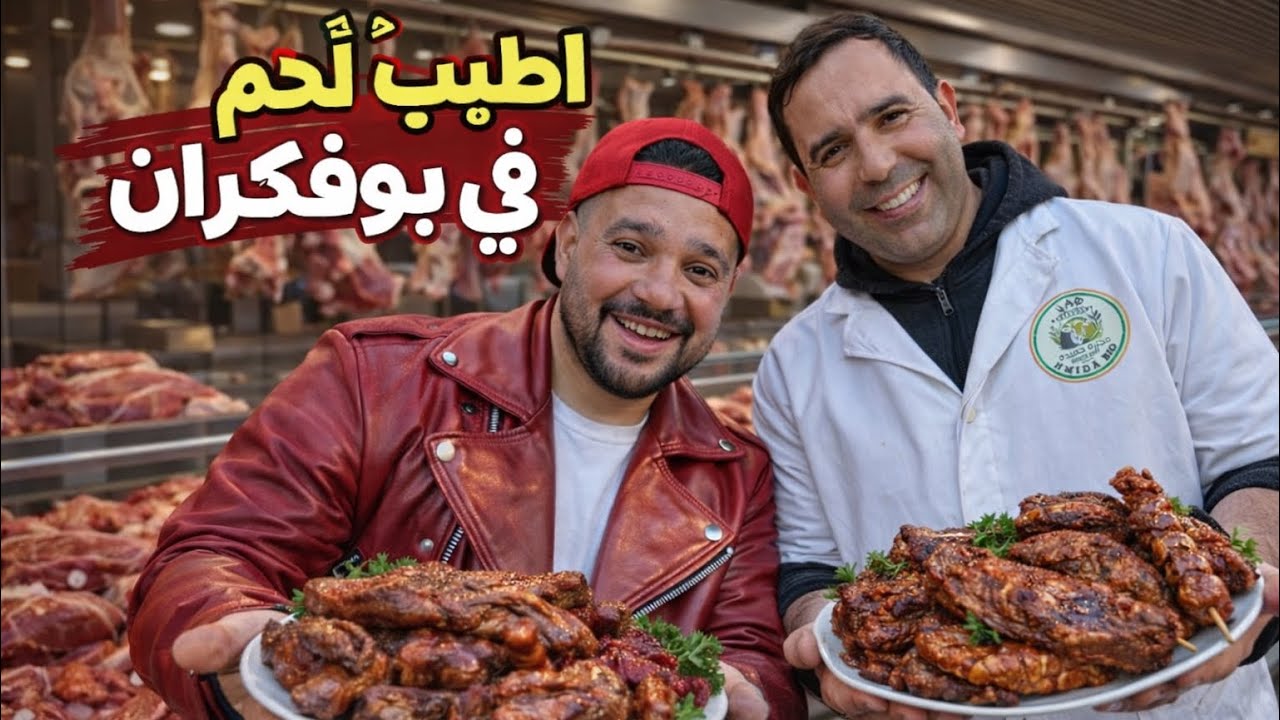 مغاديش تصدق هاد اللحم  🥩 في مدينة بوفكران#streetfood 