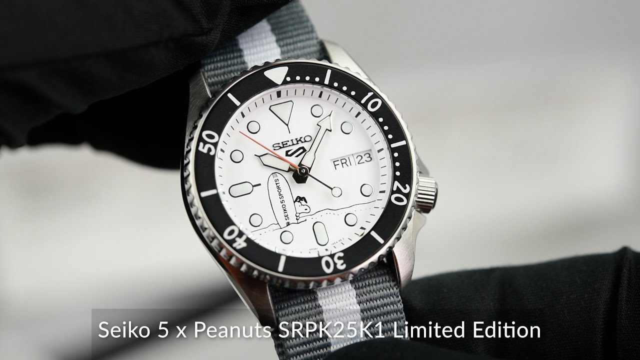 Seiko 5 x Peanuts SRPK25K1 Limited Edition