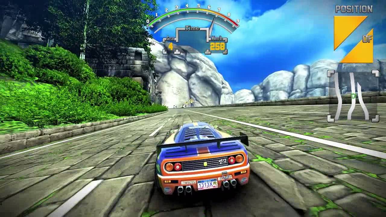 90s Arcade Racer 60fps Wii U gameplay