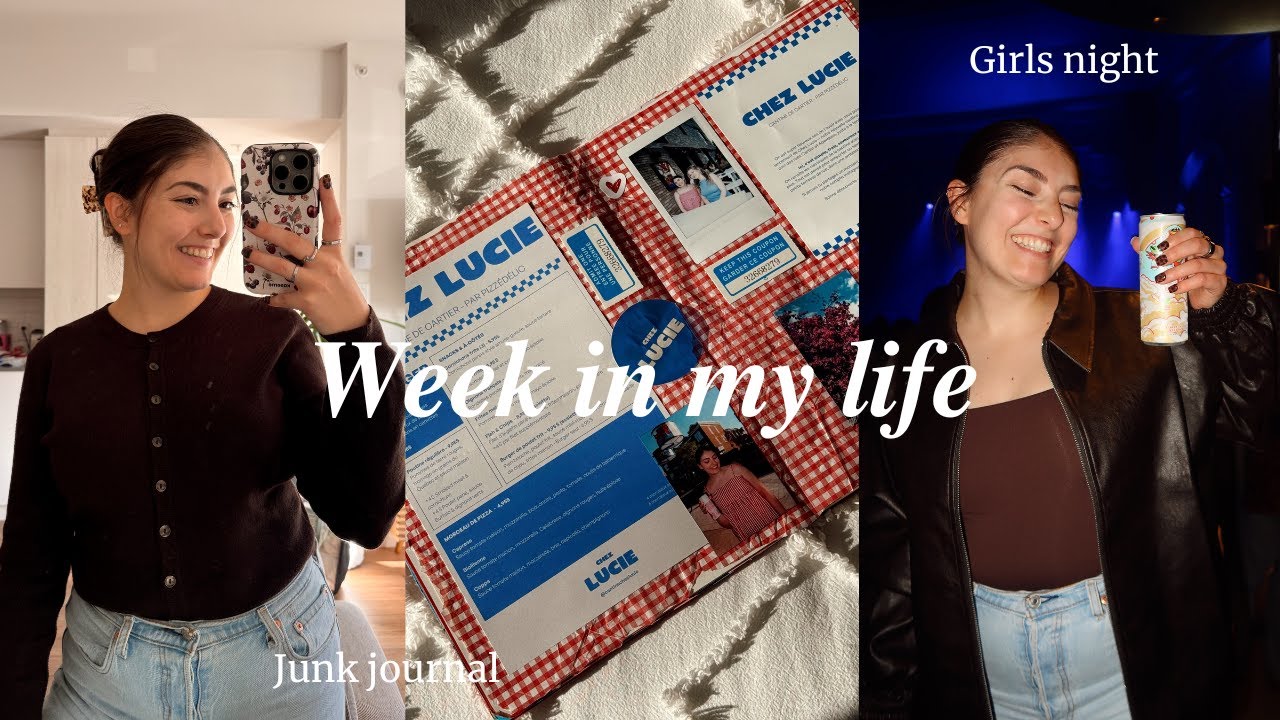 Weekly vlog: J’update mon junk journal, Girls night & Unboxing PR
