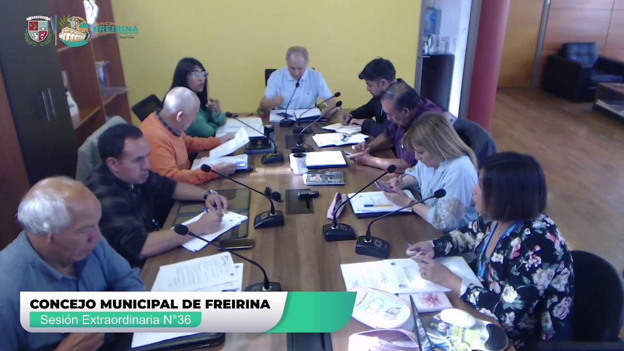 Emisión en directo de Concejo Municipal de Freirina