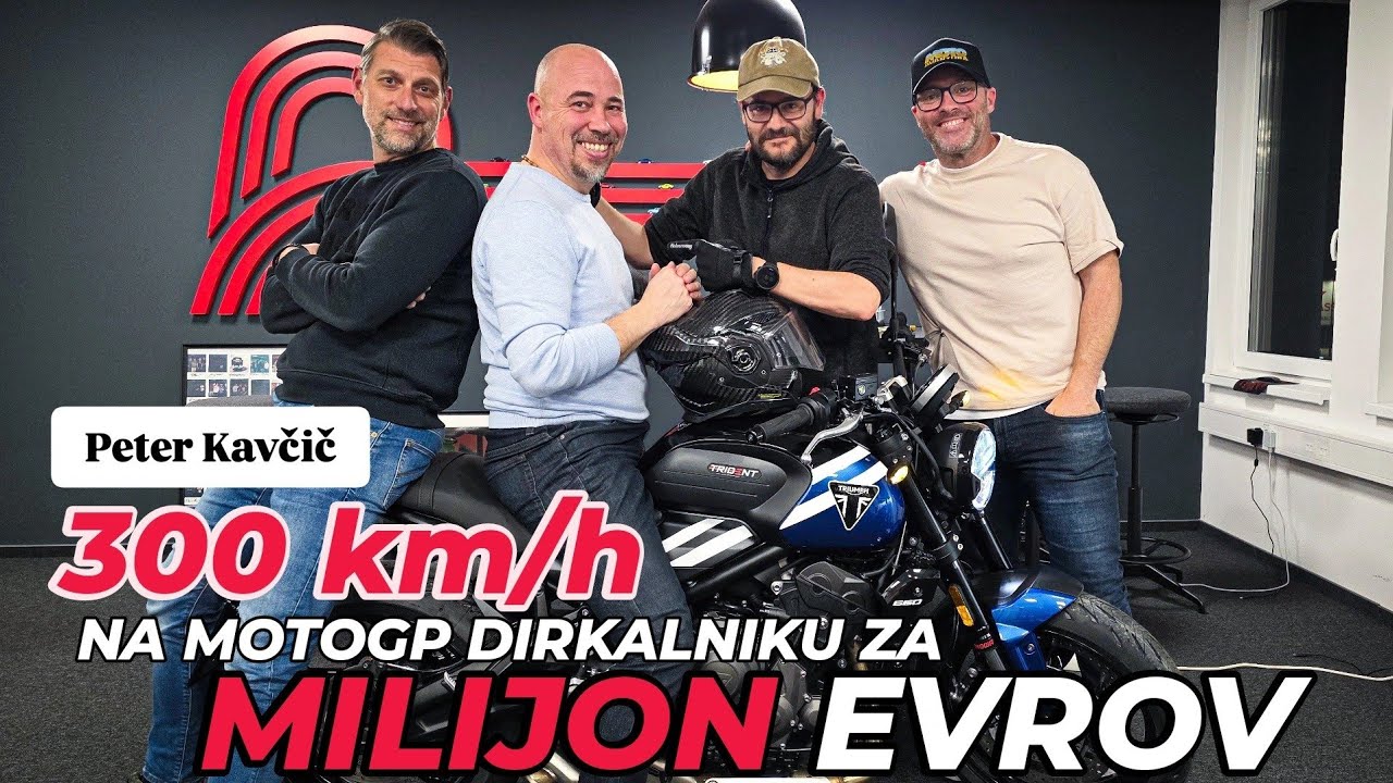 Peter Kavčič - 300 km/h na MotoGP dirkalniku - Podcast #88