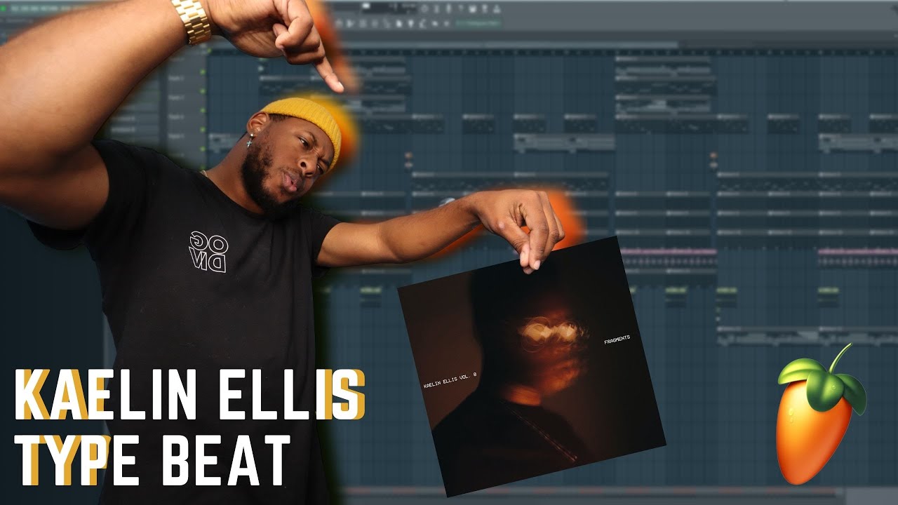 THIS BEAT IS MAD WAVY! MAKING A KAELIN ELLIS TYPE BEAT WITH HIS NEW KIT!