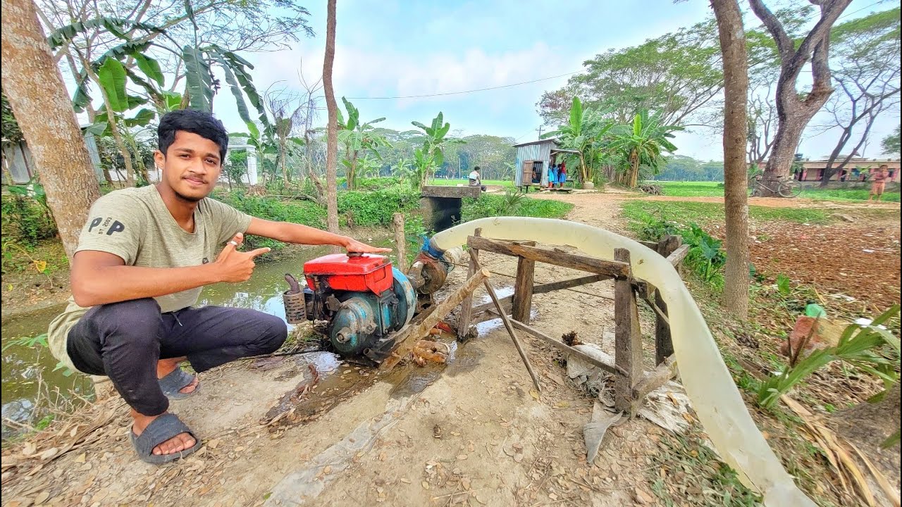 ধান ক্ষেতে পানি দিতে গিয়া পরলাম বিপদে !
