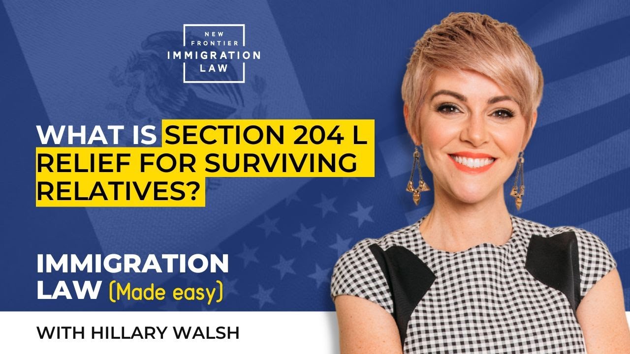 What is Section 204 L relief for surviving relatives?