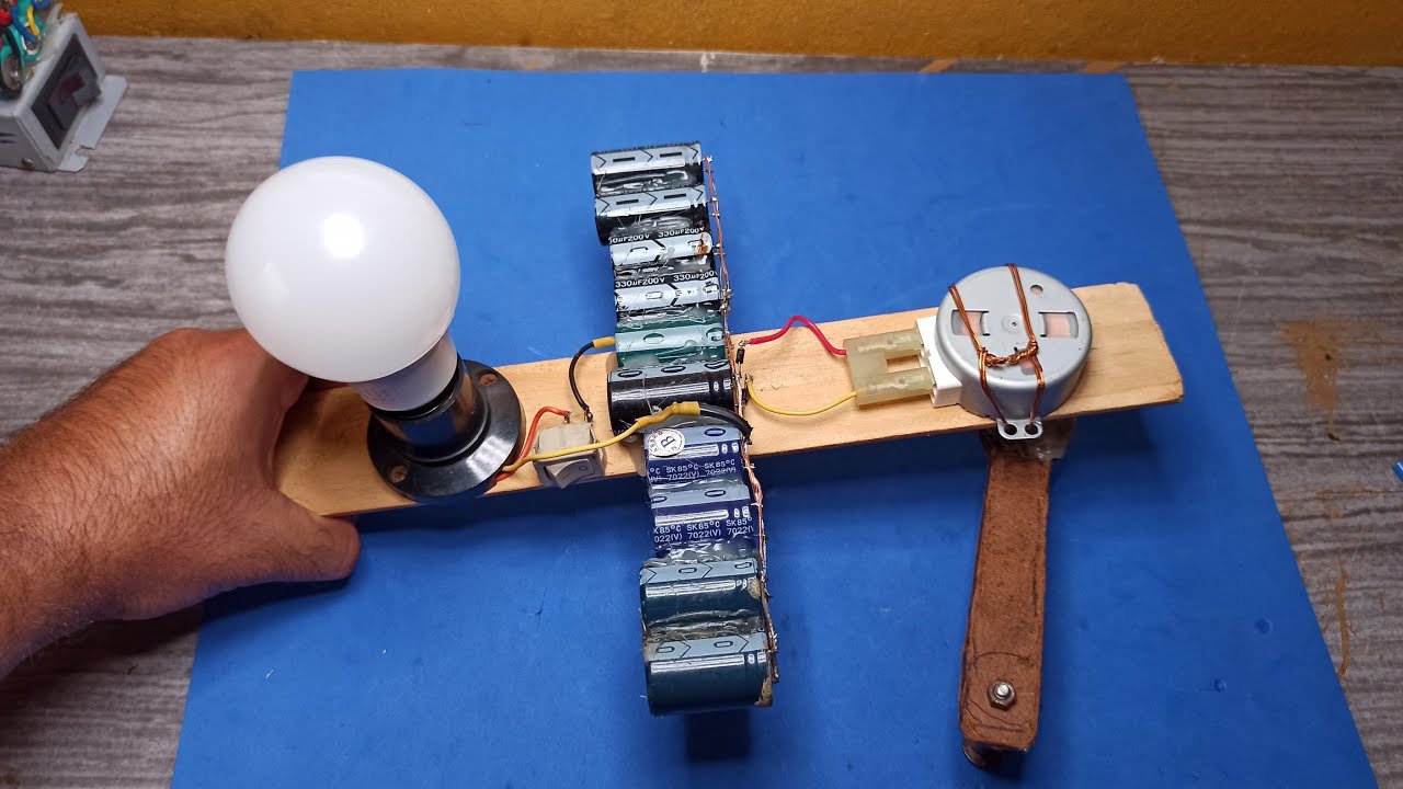 Gerador de Energia Caseiro com Motor de Microondas PT2