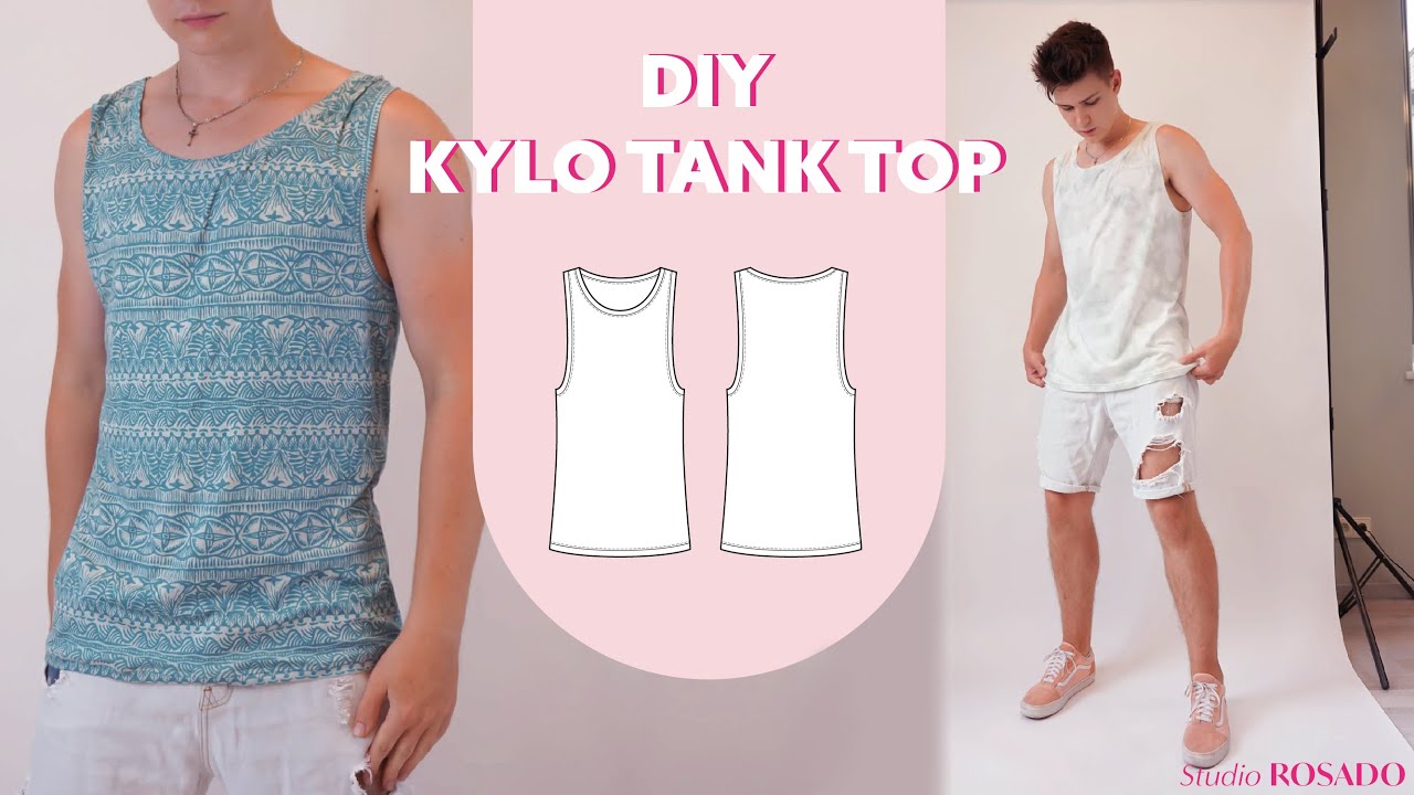 DIY Men's Tank Top | Beginner Friendly Sewing Tutorial | Kylo Tank Top