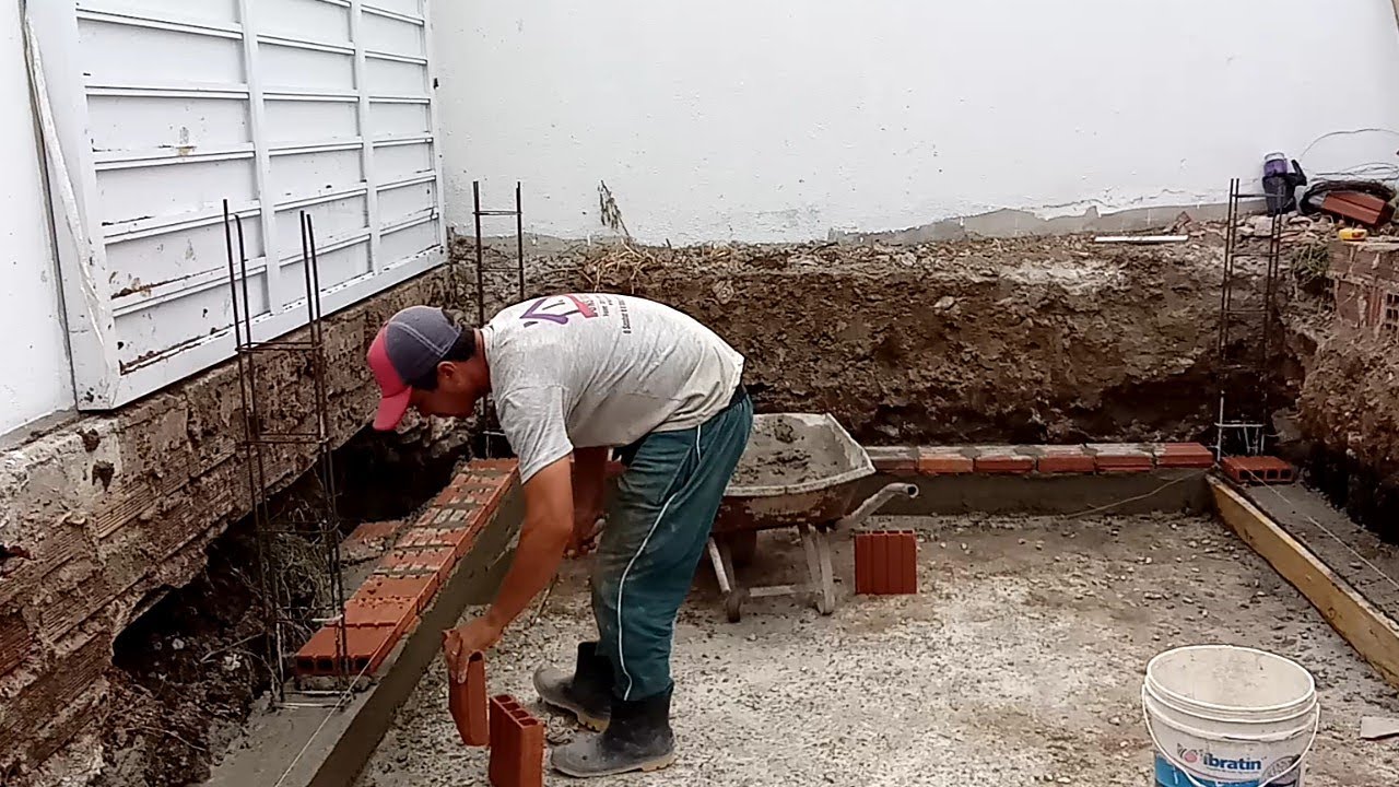 como nivela primera fiada auvenaria de uma cisterna parte 2