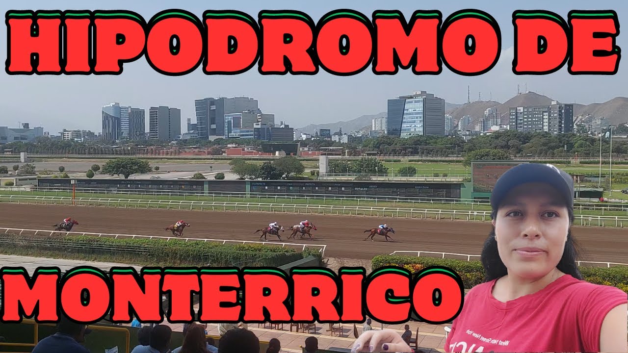 HIPODROMO DE MONTERRICO / Competencia de carrera de caballos, diferentes grupos en Surco-lima