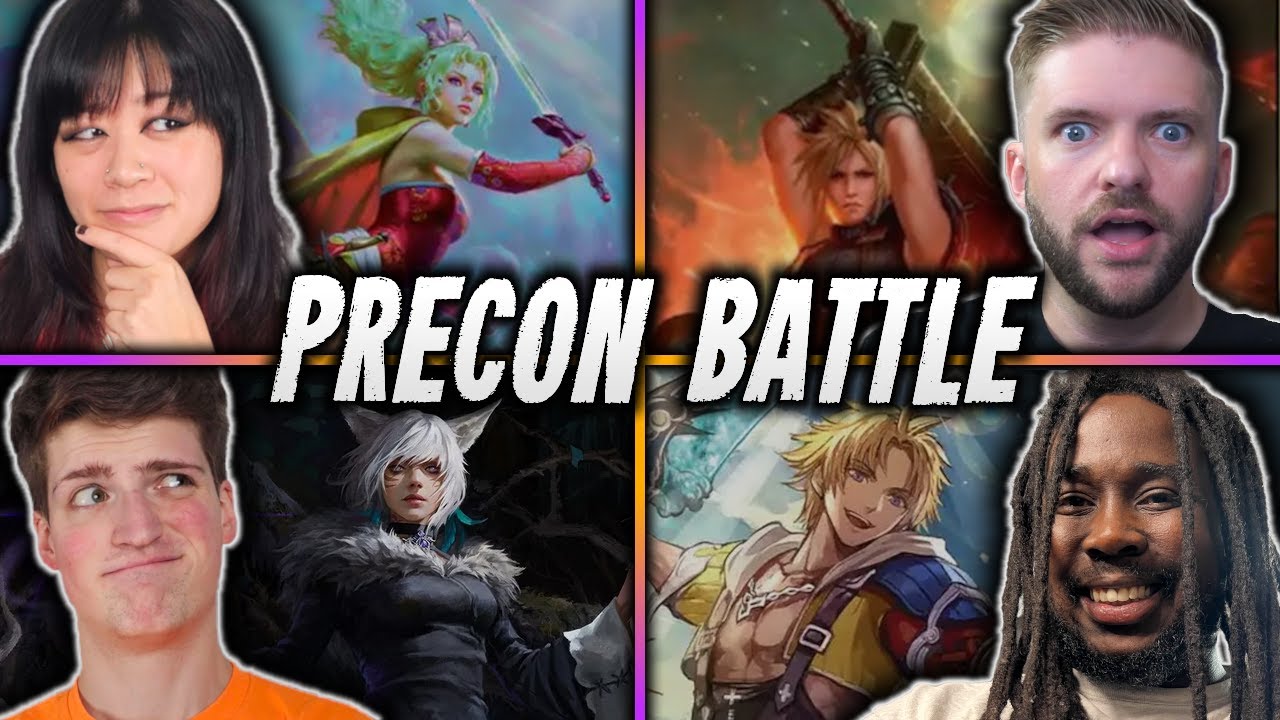 The Final Fantasy Precons are STRONG | Cloud vs Terra vs Y'shtola vs Tidus | Deckmasters #7