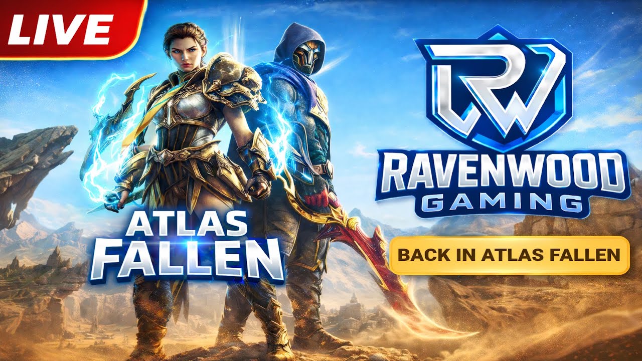 Atlas Fallen LIVE 🔥 Back in the Sands | Open-World Action RPG | Ravenwood Gaming