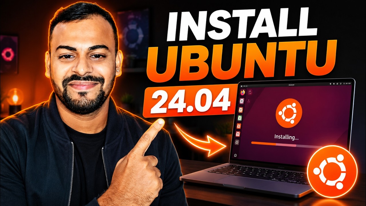 Ubuntu 24.04 LTS Installation - Full Beginner Guide 2025 | (Hindi)