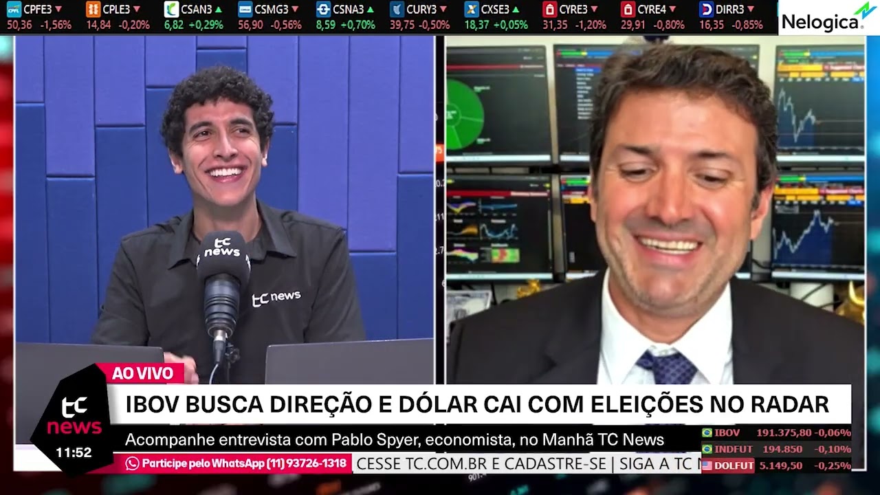 Recordes do Ibovespa, fluxo estrangeiro e pesquisa: Pablo Spyer no Manhã TC News