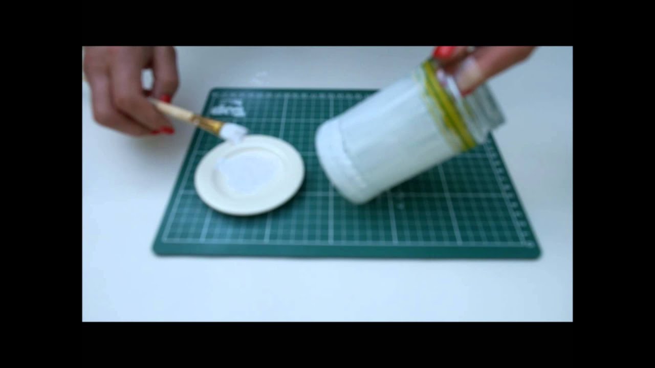 DIY met potjes / Glass jars