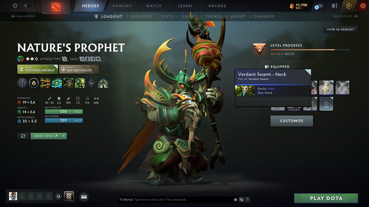Dota 2 Gameplay: Turbo: Nature's Prophet (No Commentary)