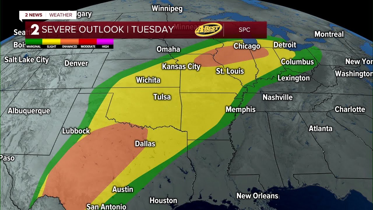 Severe Chances Increase Late Tonight