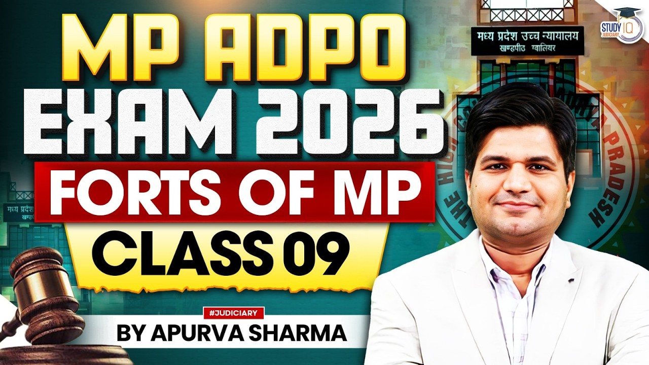 MP GK for MP ADPO EXAM 2026 | MP JUDICIARY | MPPSC EXAMS 2026 | FREE SERIES CLASS-9 | FORTS OF MP