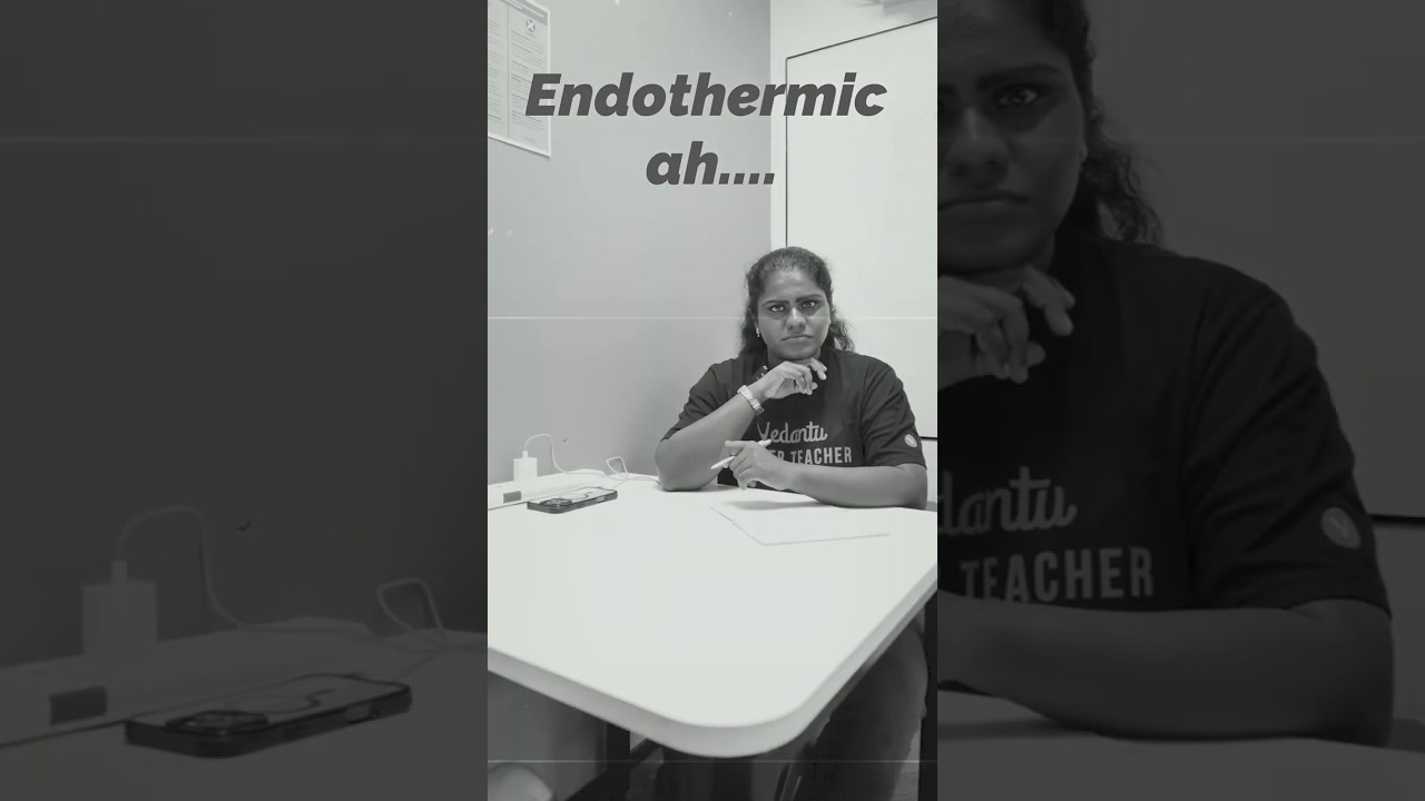Endothermic Reaction Explained in 30 Sec⚡ #endothermicreaction #endothermic #neet
