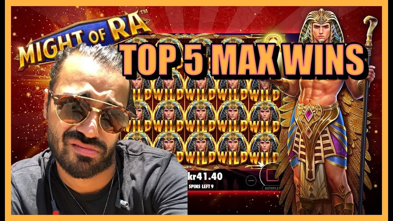 MIGHT OF RA SLOT / TOP 5 RECORD MAX WINS! STREAMING HIGHLIGHTS!