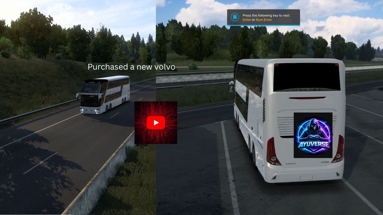 Finally purchased a new volvo bus in #ets2  #ets2mods  |ETS2| #3