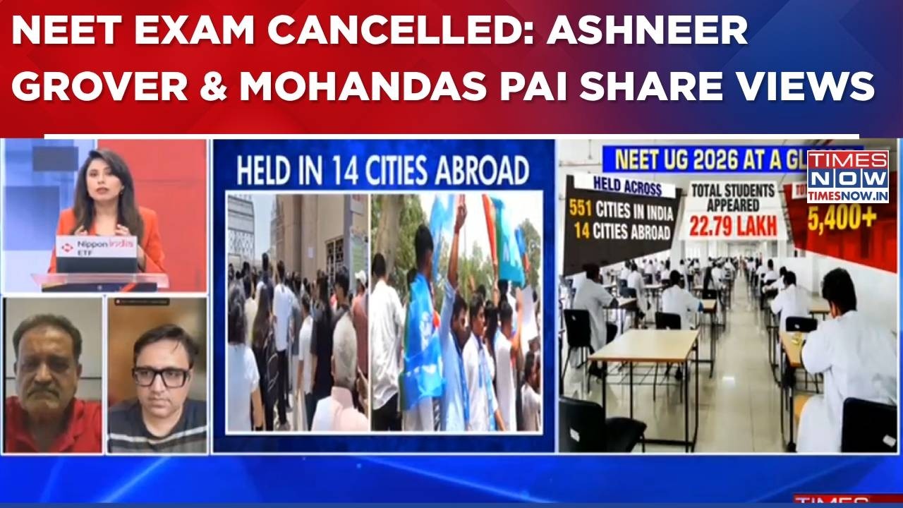 'Investigate & Identify...': Ashneer Grover On NEET Exam Cancellation; Mohandas Pai Shares His Views
