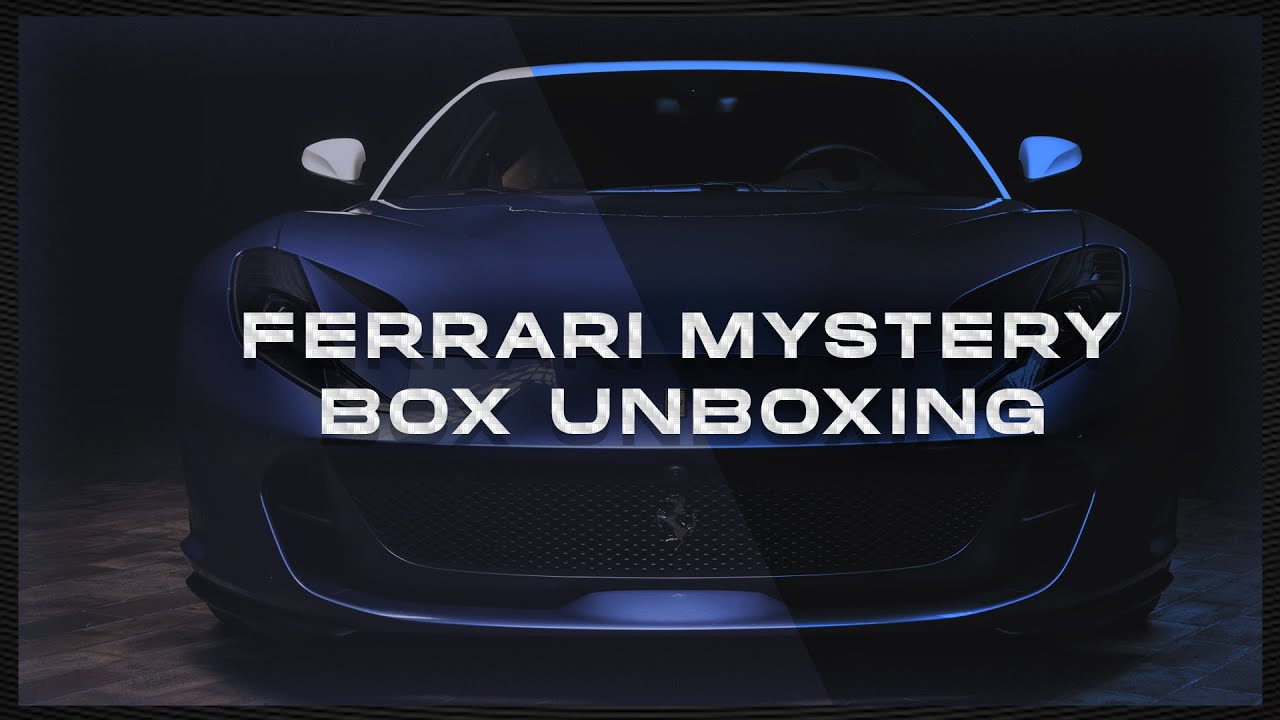Unboxing the ferrari mystery box