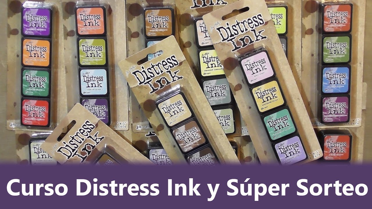 S&Uacute;PER SORTEO | CURSO DISTRESS INK NIVEL B&Aacute;SICO Y MEDIO