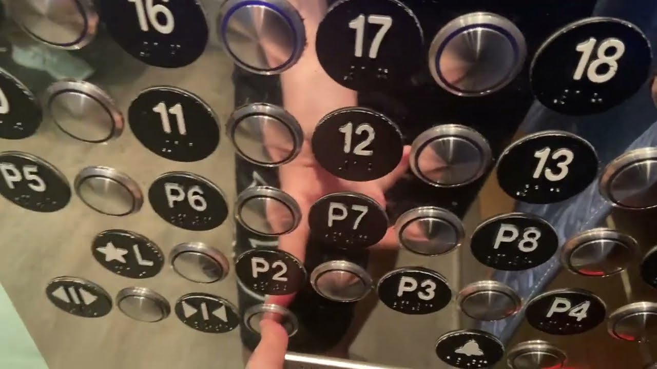 BUSY & SLOW (no in between) ThyssenKrupp TAC50 Traction Elevators in Tampa, FL