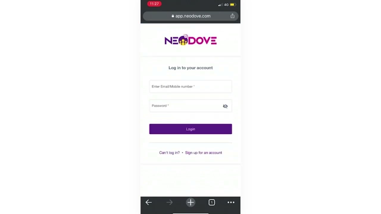 How to Use NeoDove on an iPhone | Mobile App