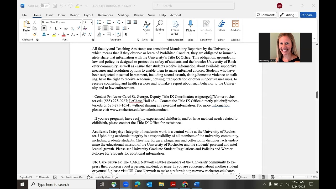 EDE449B Fall 2025 Syllabus Overview