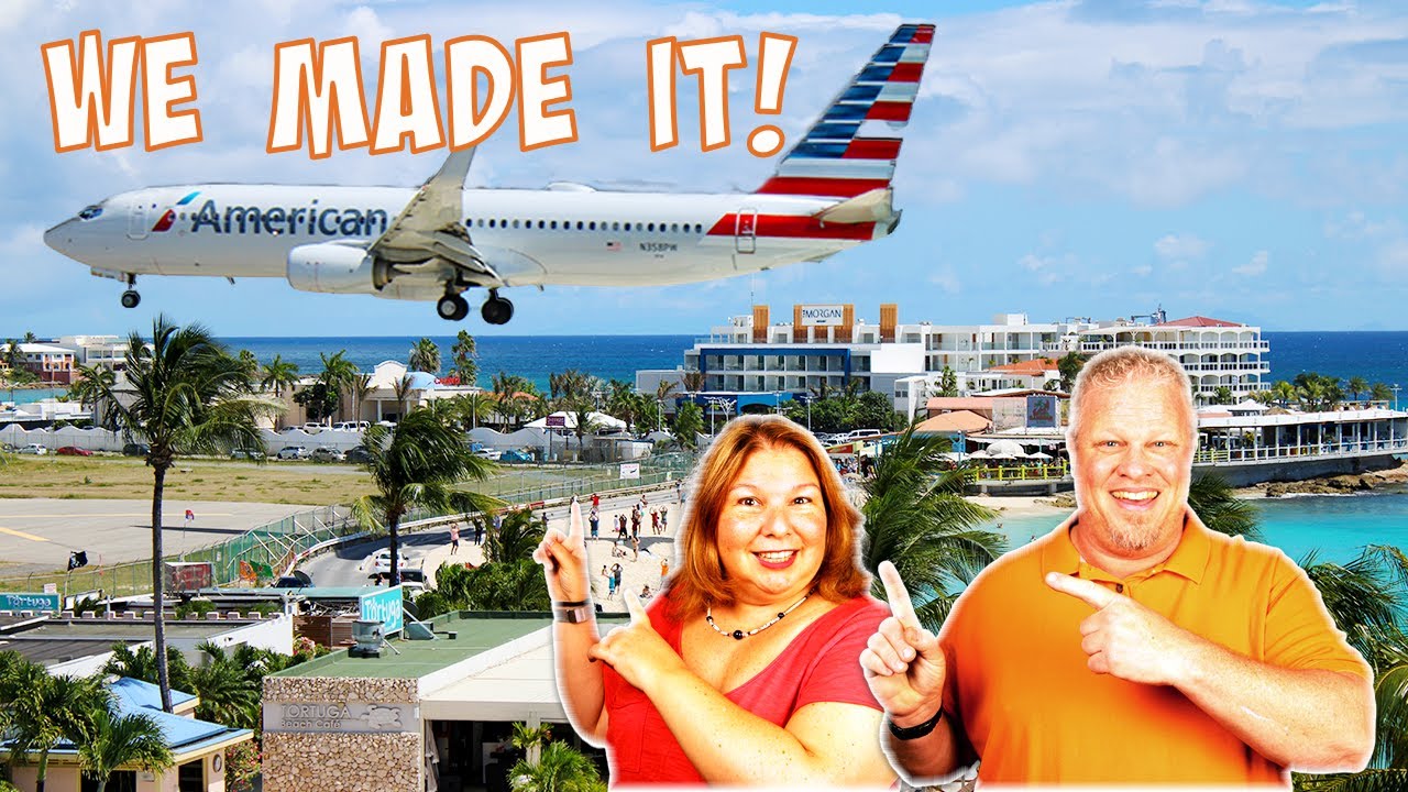 We’re in St Maarten! Quick tour of resort and Maho Beach