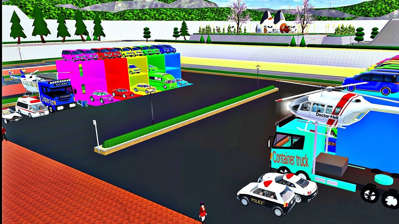 ALL RAINBOW CARS COLECT BOY VS GIRL GARAGE 🌈🚗🚙🚕 - SAKURA🥶🥳