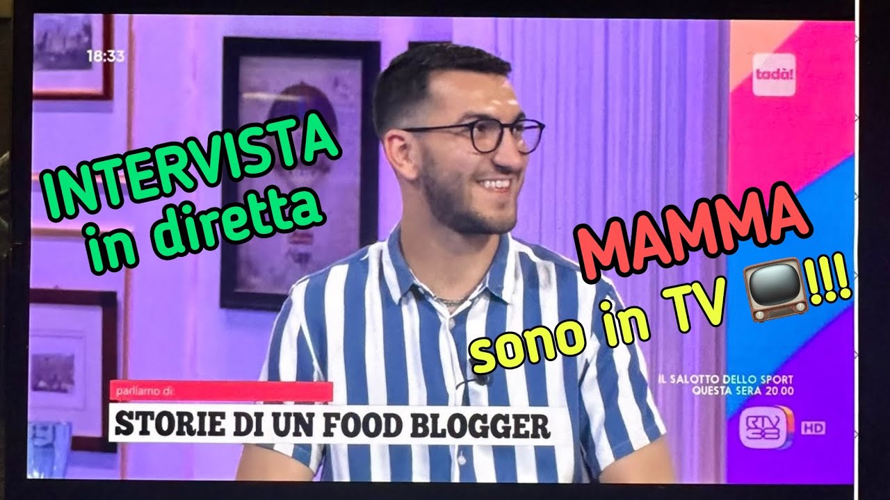 La mia INTERVISTA in DIRETTA TV - HungryTerrone su RTV38 - TAD&Agrave;