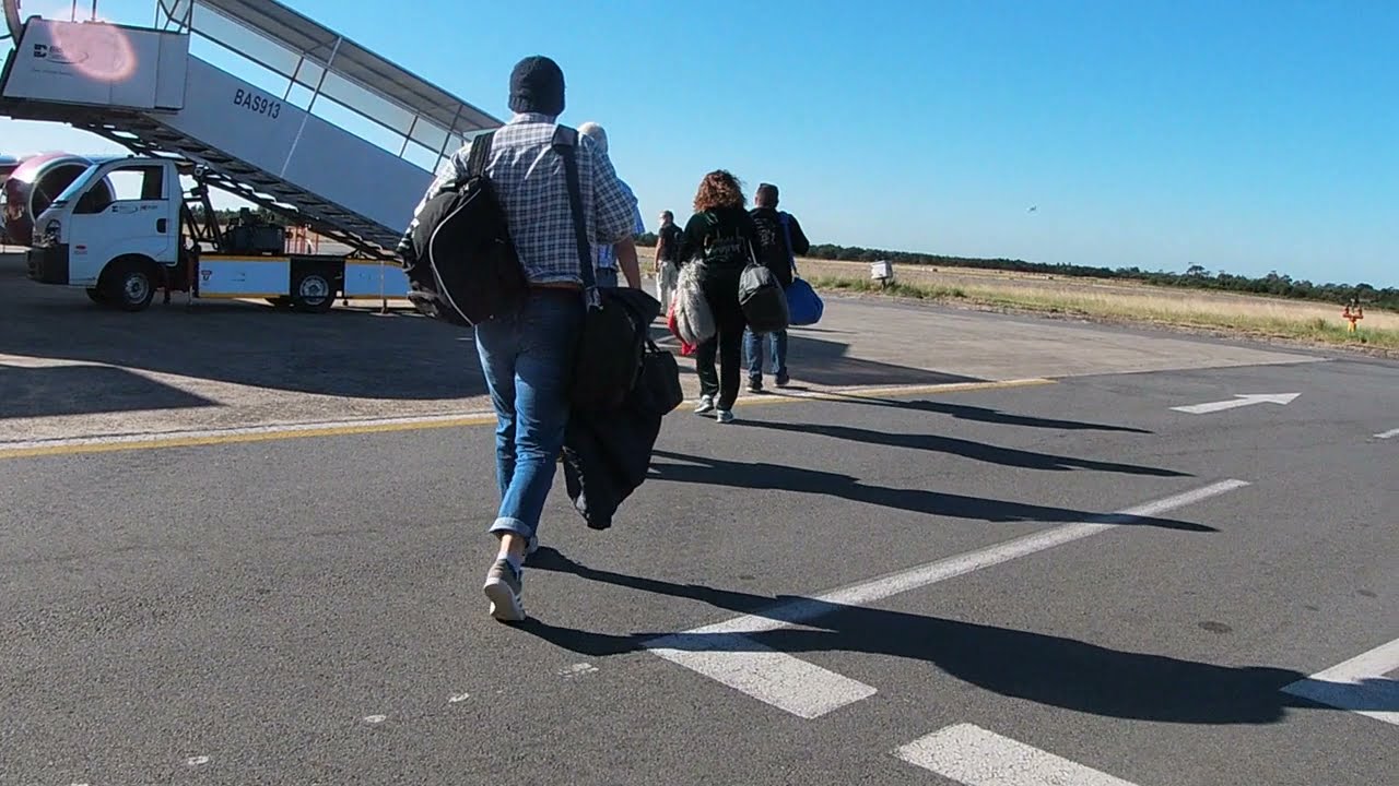 FLYSAFAIR DEPARTURE FROM EAST LONDON TO CAPE TOWN - SOUTH AFRICA.