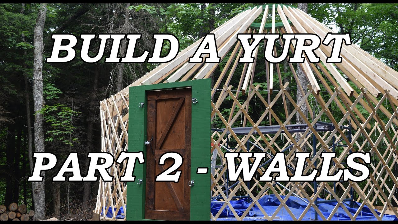 Build your own Yurt - Wall slats Part 2