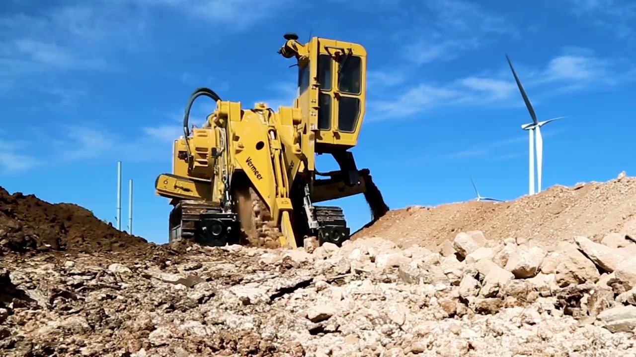 The Vermeer T955 Commander 3 Track Trencher