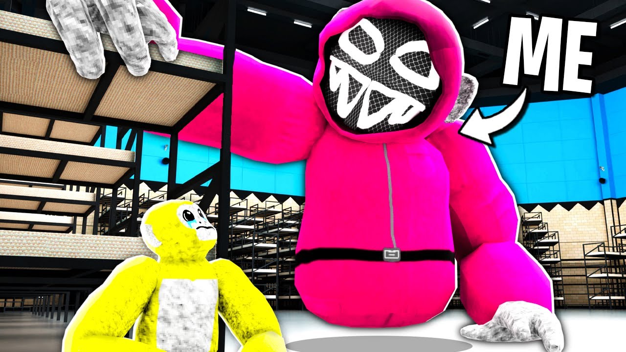 TROLLING KIDS as a SQUID GAME GUARD in Scary Baboon VR